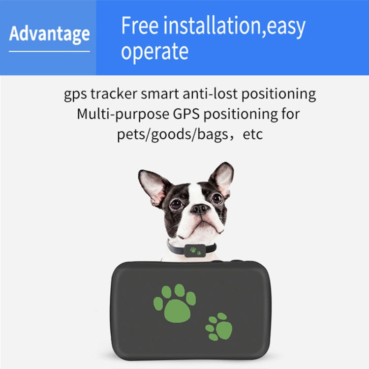 TK203 4G GPS / GPRS / GSM Personal / Goods / Pet / Bag Locator Pet Collar Real-time Tracking Device, TK203