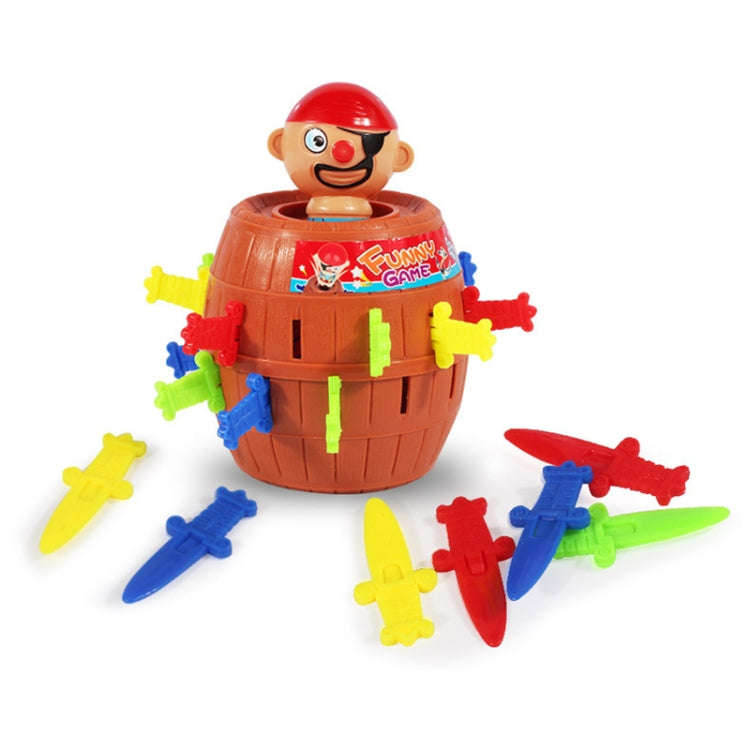 2 PCS Tricky Toys The Pirates Uncle Insert Sword Barrel Table Game, Pirate Barrel – Durable Build, Easy to Use