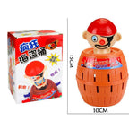 2 PCS Tricky Toys The Pirates Uncle Insert Sword Barrel Table Game, Pirate Barrel – Durable Build, Easy to Use