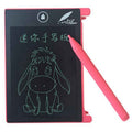 CHUYI 4.4 inch LCD Writing Tablet Portable Electronic Writing Drawing Board Doodle Pads with Stylus for Home School Office, 4.4 inch Pink 4.4 inch Pink Pink