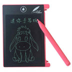 CHUYI 4.4 inch LCD Writing Tablet Portable Electronic Writing Drawing Board Doodle Pads with Stylus for Home School Office, 4.4 inch Pink 4.4 inch Pink Pink