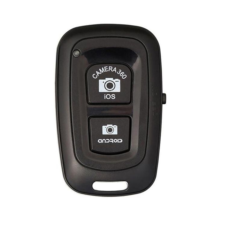 Dual-key Bluetooth Remote Shutter Camera Control Self-timer Black