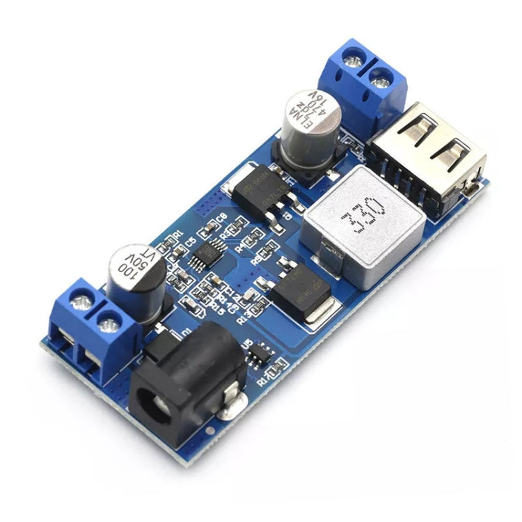 DC 24V/12V to 5V 5A Step-down Power Converter USB Charging Voltage Reduction Module Default Title