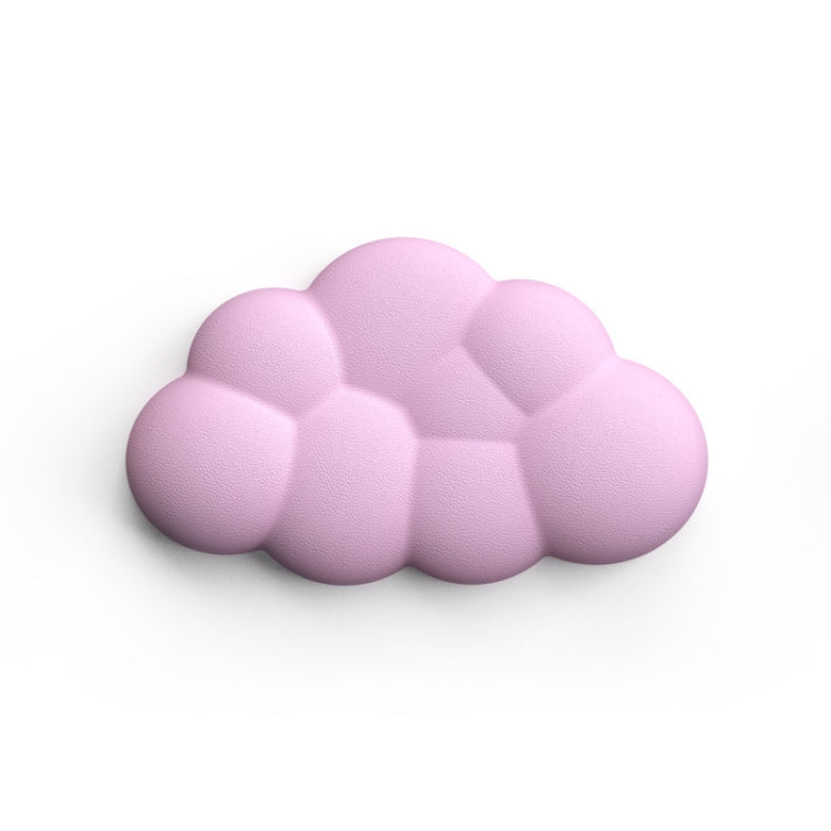 Cloud Wrist Rest Memory Foam Mouse Pad Office Desktop Wrist Brace – Leather, Non-slip Pink