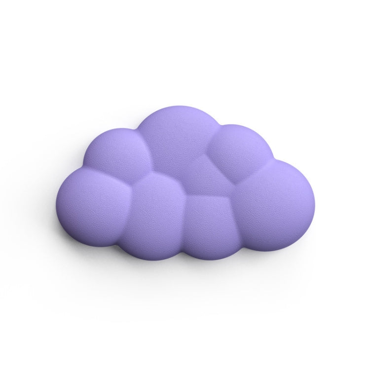 Cloud Wrist Rest Memory Foam Mouse Pad Office Desktop Wrist Brace – Leather, Non-slip Purple