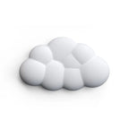Cloud Wrist Rest Memory Foam Mouse Pad Office Desktop Wrist Brace – Leather, Non-slip White