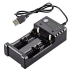 Dual Slot USB Charging Seat 3.7V Lithium Battery Charger – TPU Default Title