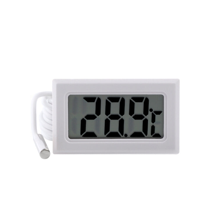 Mini LCD Indoor Digital Thermometer (Celsius Display), (Celsius Display) (Black), (Celsius Display) (White) – Durable Build, Easy to Use (Celsius Display) (White) White