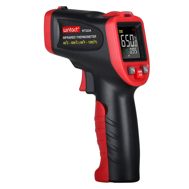 Wintact WT323A -50 Degree C~650 Degree C Handheld Portable Outdoor Non-contact Digital Infrared Thermometer, WT323A WT323A