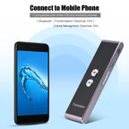 T8+ Portable Smart Voice Translator Smart Business Travel Real Time AI Translator Translation Machine 40 Languages Translator, T8+