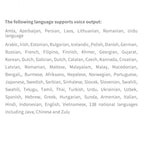 Z6 4G Version 3.1 inch Screen Smart Voice Translator for Business Travel 1GB+16GB Support 138 Languages Inter-Translation