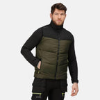 Regatta TRA870 Regime Insulated Bodywarmer Gilet Iron/Black Small