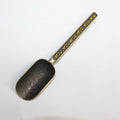 Copper-zinc Flower Pattern Tea Spoon Kungfu Teaism Accessories – Durable Build, Easy to Use Cyan