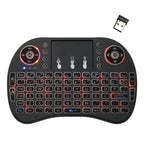 Support Language: English i8 Air Mouse Wireless Backlight Keyboard with Touchpad for Android TV Box & Smart TV & PC Tablet & Xbox360 & PS3 & HTPC/IPTV, English – Durable Build, Easy to Use