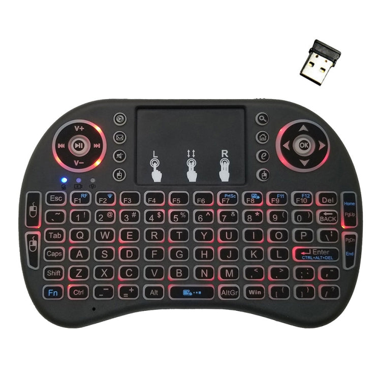 Support Language: English i8 Air Mouse Wireless Backlight Keyboard with Touchpad for Android TV Box & Smart TV & PC Tablet & Xbox360 & PS3 & HTPC/IPTV, English – Durable Build, Easy to Use