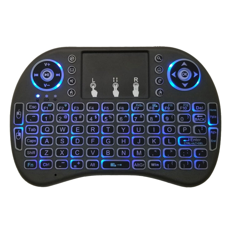Support Language: English i8 Air Mouse Wireless Backlight Keyboard with Touchpad for Android TV Box & Smart TV & PC Tablet & Xbox360 & PS3 & HTPC/IPTV, English – Durable Build, Easy to Use