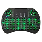 Support Language: English i8 Air Mouse Wireless Backlight Keyboard with Touchpad for Android TV Box & Smart TV & PC Tablet & Xbox360 & PS3 & HTPC/IPTV, English – Durable Build, Easy to Use