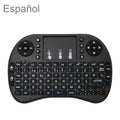 Support Language: Spanish i8 Air Mouse Wireless Keyboard with Touchpad for Android TV Box & Smart TV & PC Tablet & Xbox360 & PS3 & HTPC/IPTV, Spanish – Durable Build, Easy to Use Spanish