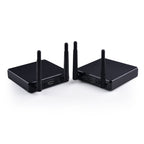 Measy FHD686 Full HD 1080P 3D 5-5.8GHz Wireless HDMI Transmitter (Transmitter + Receiver) with Display, Supports Infrared Remote Control & Wireless Same Screen Function, Transmission Distance: 200m, FHD686 with Display