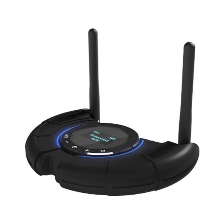 TX800 Optical Fiber Bluetooth 5.0 Transmitter Receiver Audio Adapter with Dual Antennas & OLED Display – Bluetooth Default Title