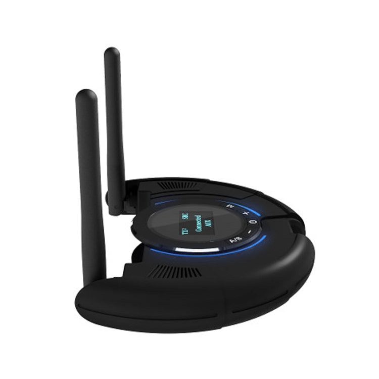 TX800 Optical Fiber Bluetooth 5.0 Transmitter Receiver Audio Adapter with Dual Antennas & OLED Display – Bluetooth