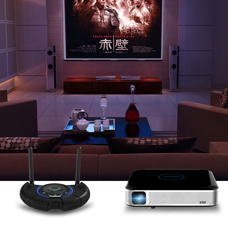 TX800 Optical Fiber Bluetooth 5.0 Transmitter Receiver Audio Adapter with Dual Antennas & OLED Display – Bluetooth