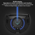 TX800 Optical Fiber Bluetooth 5.0 Transmitter Receiver Audio Adapter with Dual Antennas & OLED Display – Bluetooth