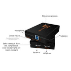 Z28 Professional HDMI Female + Mic + Line In to HDMI Female USB 3.0 Video Audio Capture Box, Z28