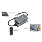 Z31 HDMI Female to HDMI Female + Audio + USB 2.0 Video Capture Box, Z31 – Aluminum Alloy, TPU, Ultra-thin