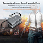 Z31 HDMI Female to HDMI Female + Audio + USB 2.0 Video Capture Box, Z31 – Aluminum Alloy, TPU, Ultra-thin