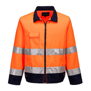 Orange / Navy