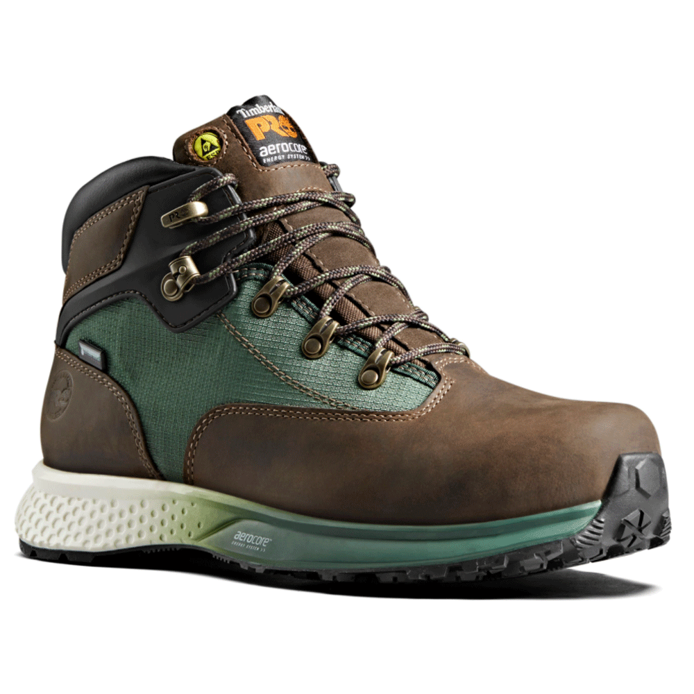 Timberland Euro Hiker Composite S3 Safety Boots Brown Green