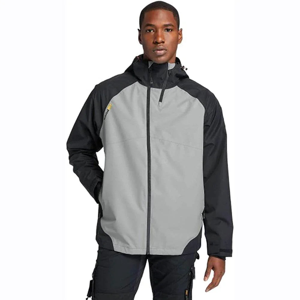Timberland Pro Dry Shift Lightweight Waterproof Mesh Lined Shell Jacket Grey Black Large