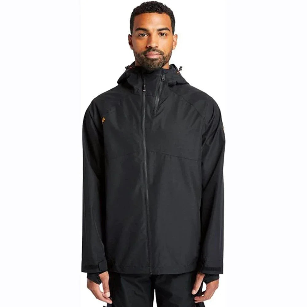 Timberland Pro Dry Shift Lightweight Waterproof Mesh Lined Shell Jacket Black Large