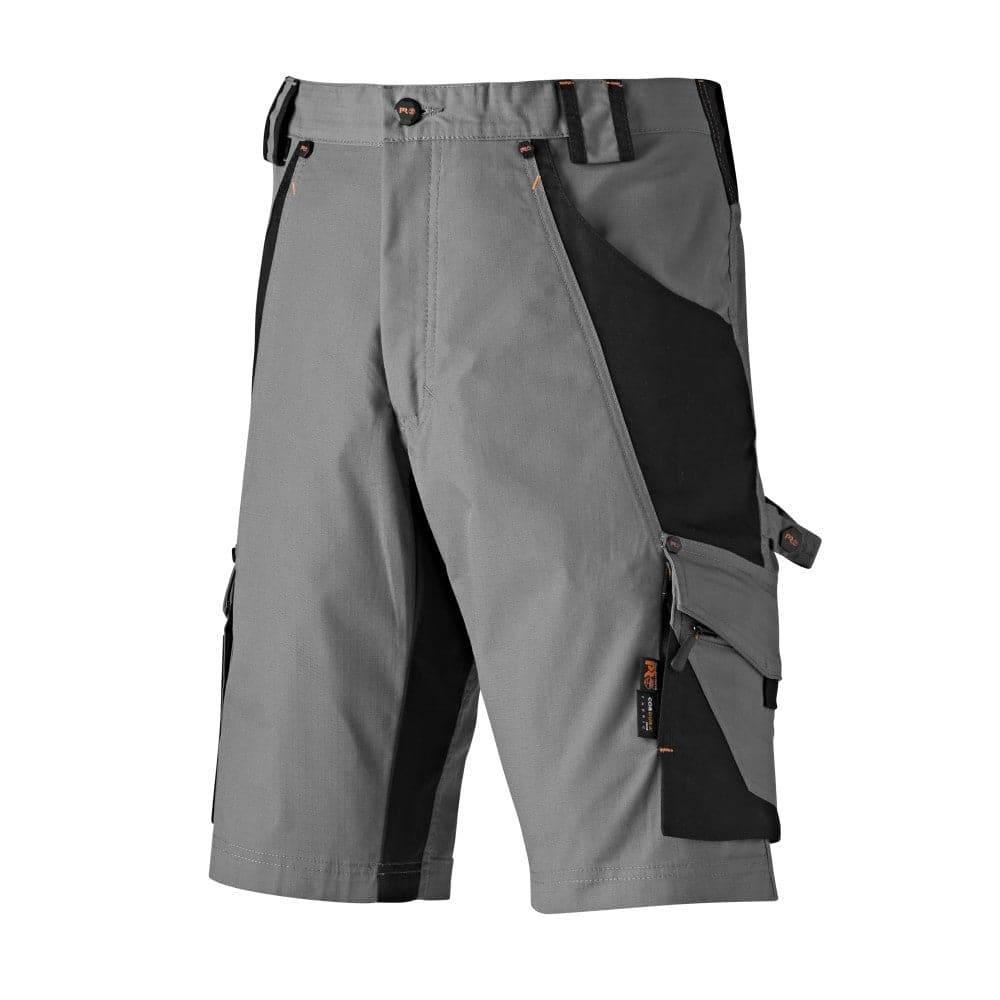 Timberland Pro Mens Interax Durable Hi Vis Work Shorts TB0A23C8 Grey Black