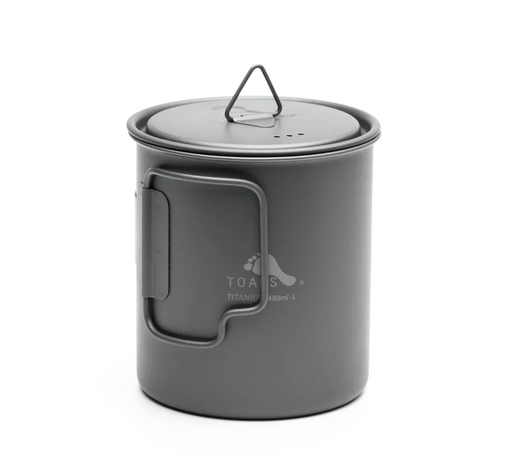 Toaks Light Titanium 450ml Cup with Lid (Ultralight Version)