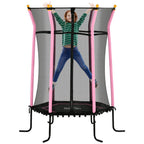 5.4FT Kids Trampoline with Enclosure Indoor Outdoor