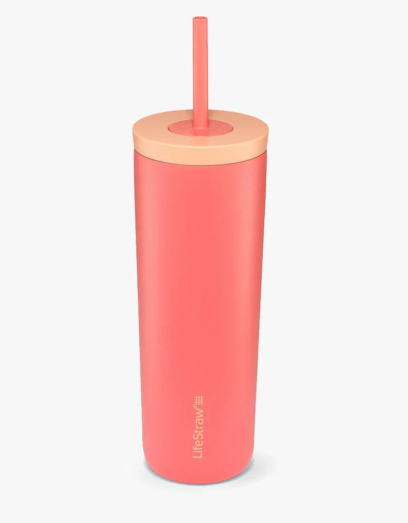 Lifestraw Go Stainless Steel Tumbler - 500ml (Various Colours) Apricot