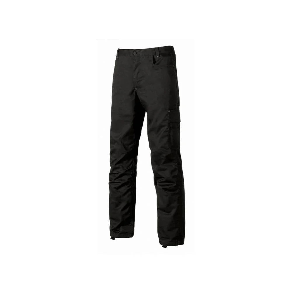 U-Power Alfa Combat Cargo Work Trouser Black Carbon