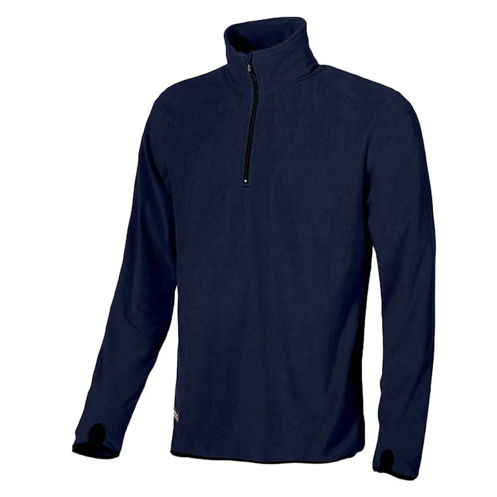 U-Power Artic 1/2 Zip Micro Fleece Work Top Deep Blue