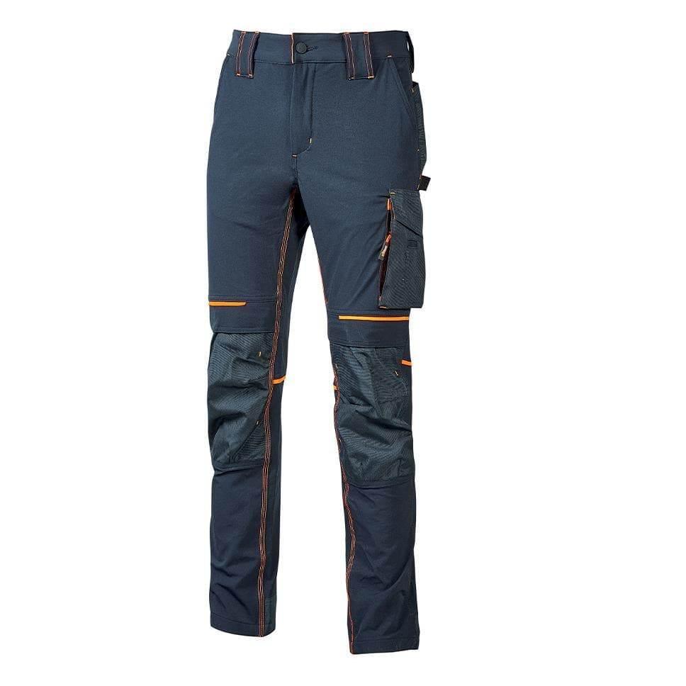 U-Power Atom 4 Way Stretch Performance Work Trousers Deep Blue