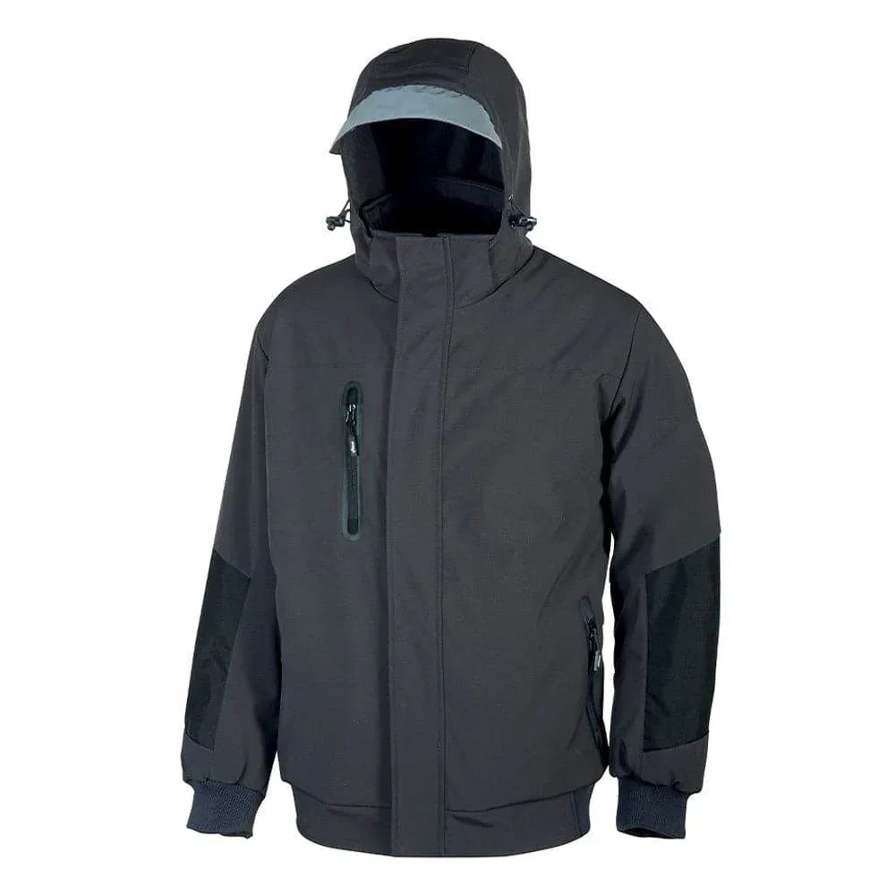 U-Power Blaze Stretch Softshell Water Repellent Breathable Work Jacket Grey Meteorite