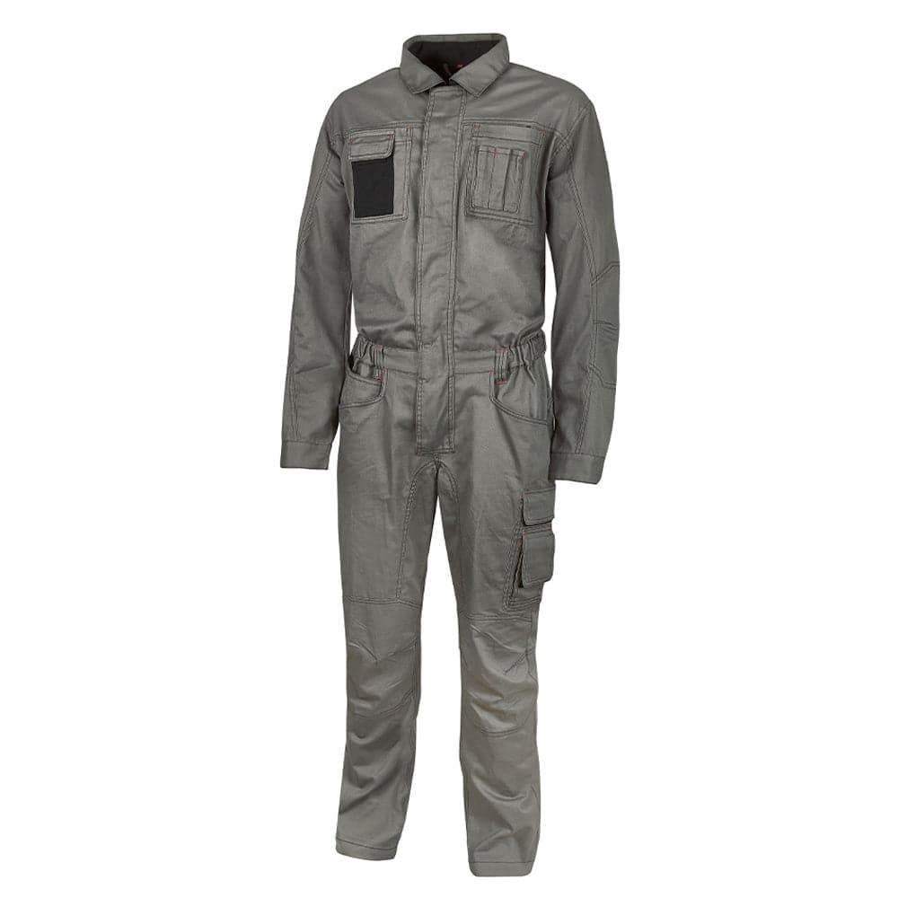 U-Power Crisp Zip Boiler Suit Coverall Overall Stone Grey