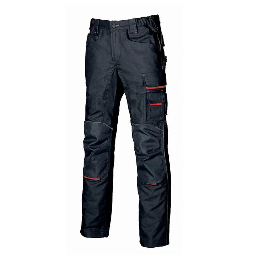 U-Power Free Cargo Combat Work Trouser - Elasticated Waist Deep Blue