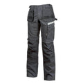 U-Power Gordon Elasticated Waist Canvas Stretch Work Trouser Grey EU 56 - UK 40" Waist, 34" Leg