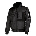 U-Power Mate Bomber Work Jacket with Detachable Sleeves Black Carbon