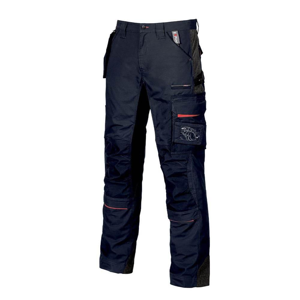 U-Power Race Combat Cargo Knee Pad Pocket Work Trousers Deep Blue