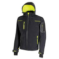 U-Power Space Breathable, Water Resistant Softshell - Detachable Hood Black Carbon
