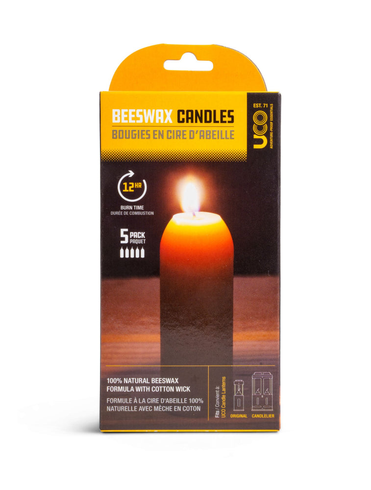 UCO Beeswax 12 Hour Candles (5 Pack)