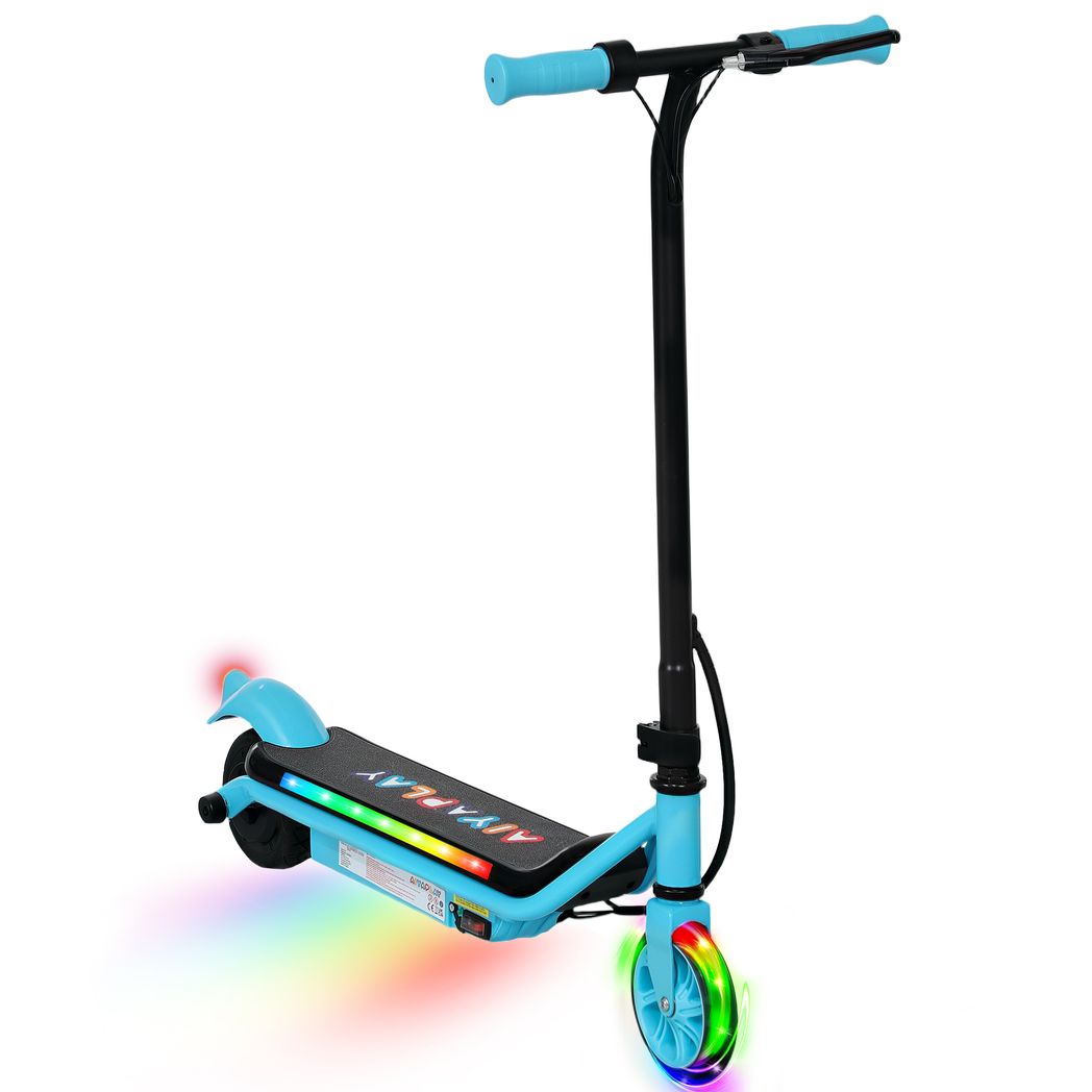 Electric Scooter for 6-14 with Dual Brakes & Colourful Light